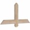 Ekena Millwork Eugene Smooth Timber Gable Bracket, Douglas Fir, 36"W x 18"H x 1 1/2"D x 3 1/2"F, 12/12 Pitch GBW036X18X0204EUG00SDF - alternate 2